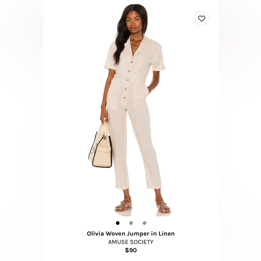 Amuse society Olivia woven jumpsuit